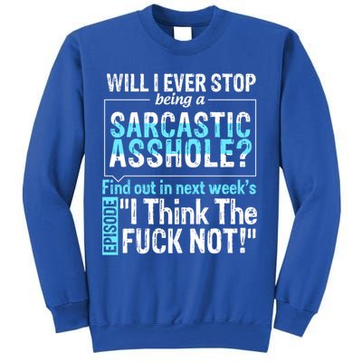Asshole Assholes Potty Mouth Vulgar Profanity Fun Gag Gift Sweatshirt