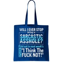 Asshole Assholes Potty Mouth Vulgar Profanity Fun Gag Gift Tote Bag