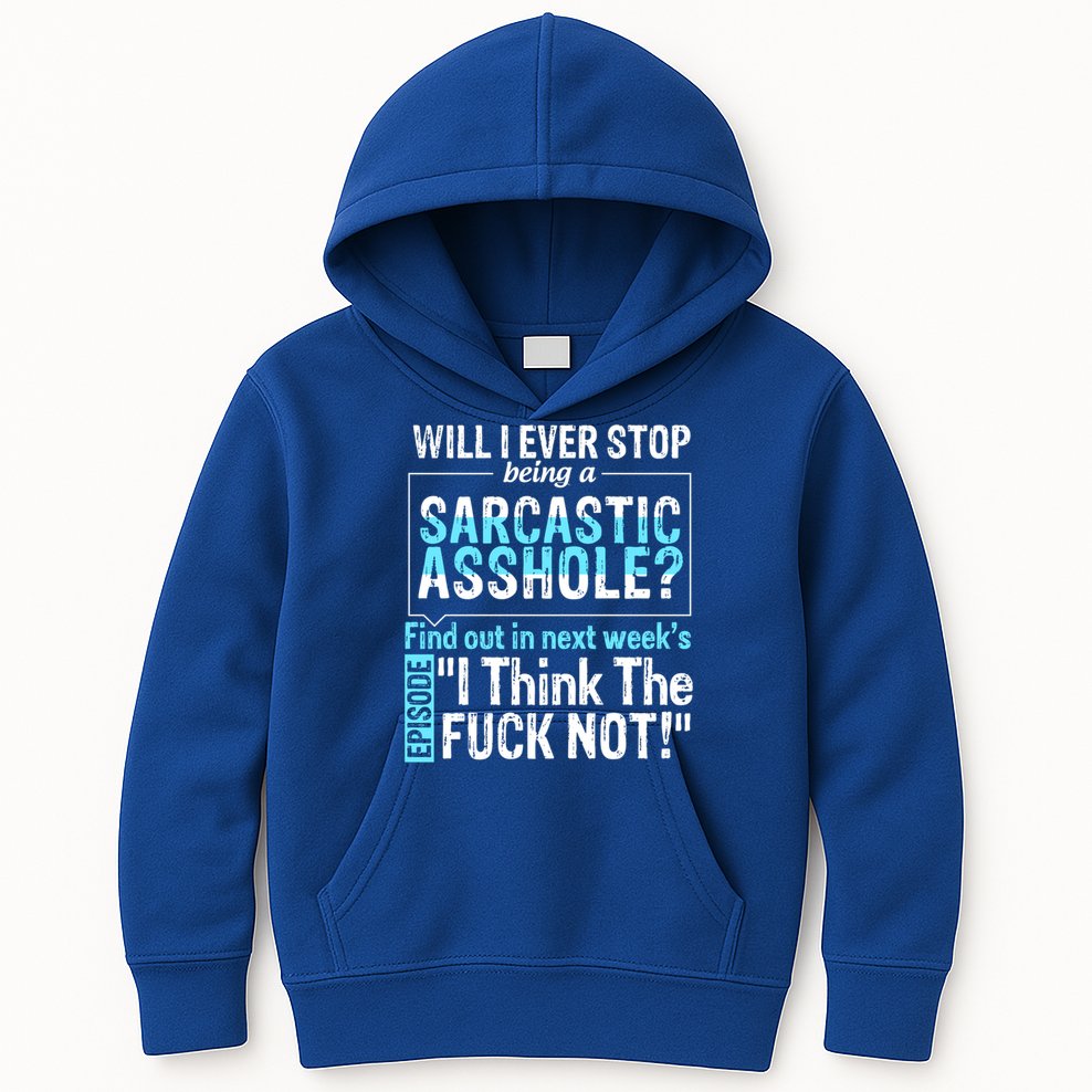 Asshole Assholes Potty Mouth Vulgar Profanity Fun Gag Gift Kids Hoodie