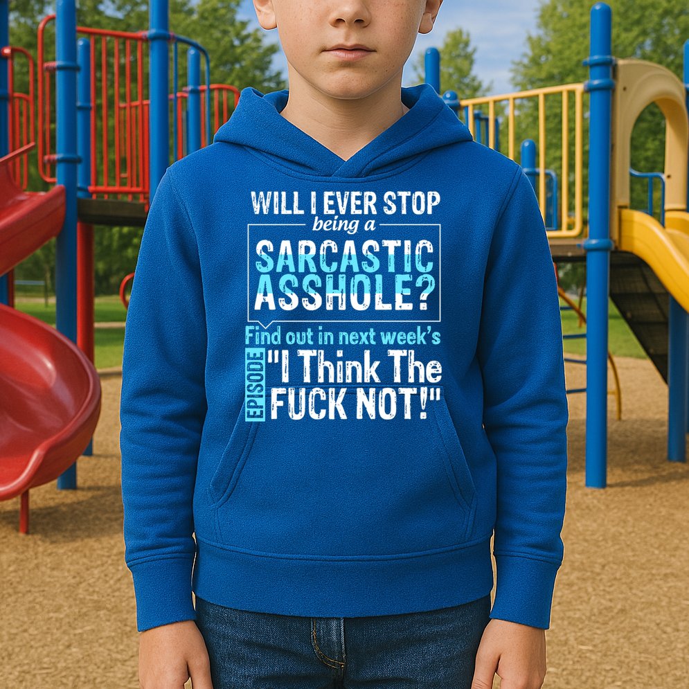 Asshole Assholes Potty Mouth Vulgar Profanity Fun Gag Gift Kids Hoodie