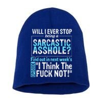 Asshole Assholes Potty Mouth Vulgar Profanity Fun Gag Gift Short Acrylic Beanie