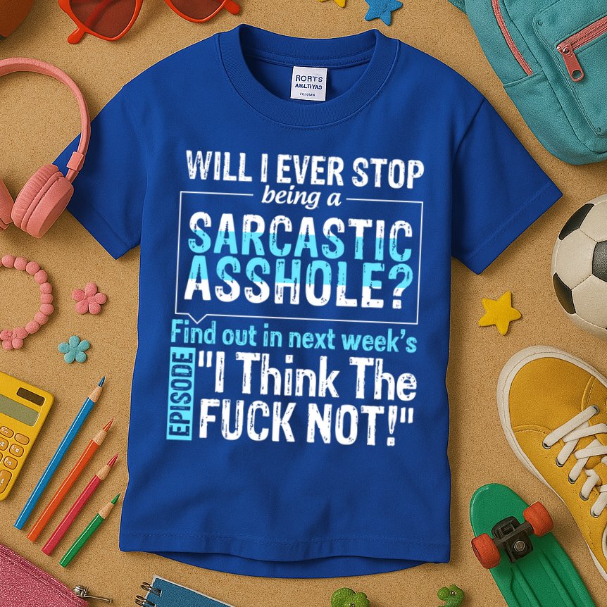 Asshole Assholes Potty Mouth Vulgar Profanity Fun Gag Gift Kids T-Shirt