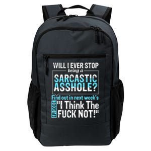 Asshole Assholes Potty Mouth Vulgar Profanity Fun Gag Gift Daily Commute Backpack