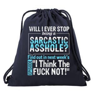 Asshole Assholes Potty Mouth Vulgar Profanity Fun Gag Gift Drawstring Bag