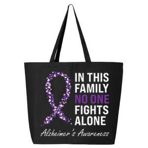 Alzheimer's Awareness Purple Ribbon Dementia Mom Dad Grandpa 25L Jumbo Tote