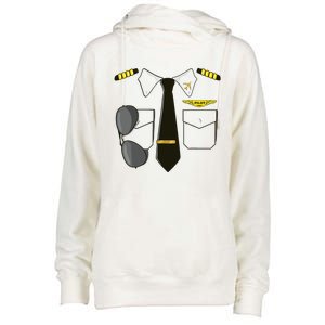 Airplane Airline Pilot Costume Kids Dress Up HALLOWEEN Womens Funnel Neck Pullover Hood