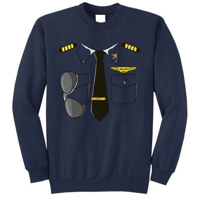 Airplane Airline Pilot Costume Kids Dress Up HALLOWEEN Sweatshirt