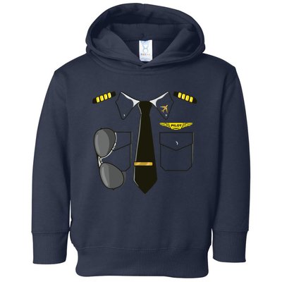 Airplane Airline Pilot Costume Kids Dress Up HALLOWEEN Toddler Hoodie