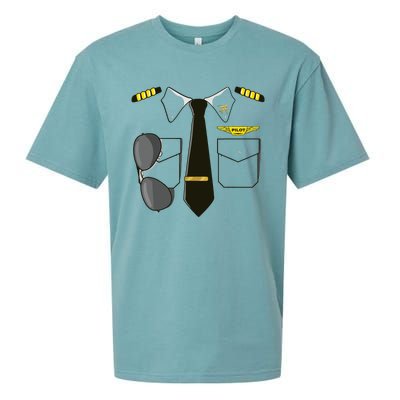 Airplane Airline Pilot Costume Kids Dress Up HALLOWEEN Sueded Cloud Jersey T-Shirt