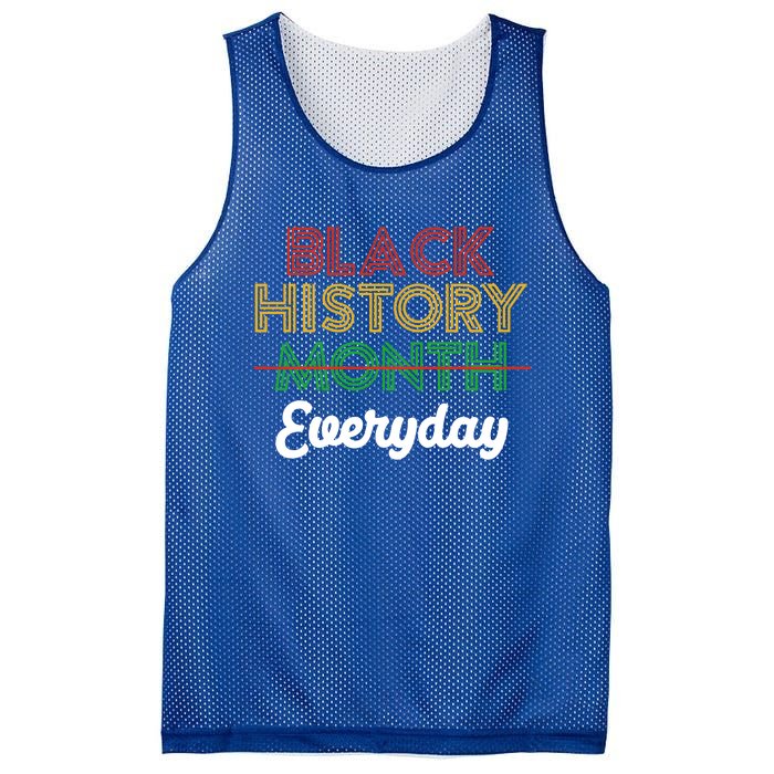 African American Pride Black History Month Is Everyday Gift Mesh Reversible Basketball Jersey Tank