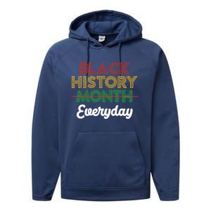 African American Pride Black History Month Is Everyday Gift Performance Fleece Hoodie