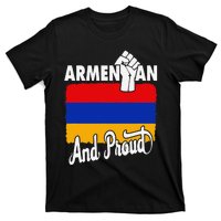 Armenian And Proud Love Armenia With Armenia Flag T-Shirt