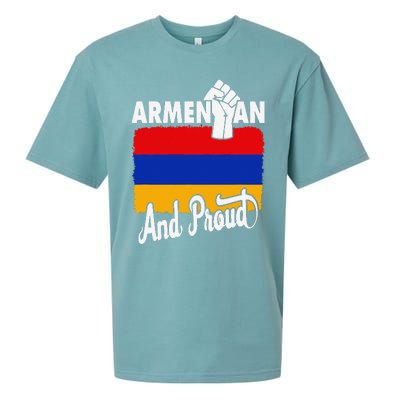 Armenian And Proud Love Armenia With Armenia Flag Sueded Cloud Jersey T-Shirt