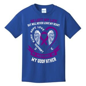 Alzheimers Awareness Products Remembrance Of Godfather Funny Gift Kids T-Shirt