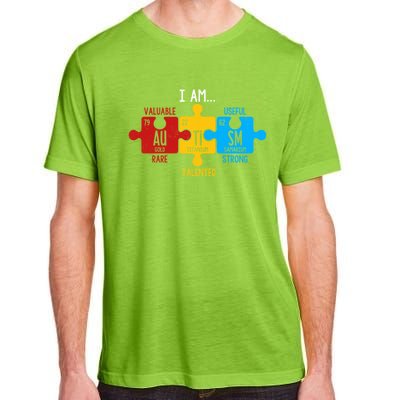 Autism Awareness Periodic Table Elets Great Gift Adult ChromaSoft Performance T-Shirt