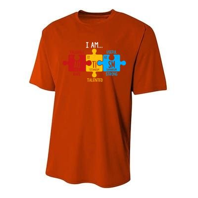 Autism Awareness Periodic Table Elets Great Gift Performance Sprint T-Shirt