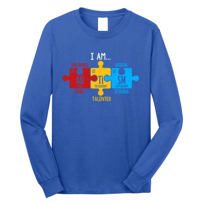 Autism Awareness Periodic Table Elets Great Gift Long Sleeve Shirt