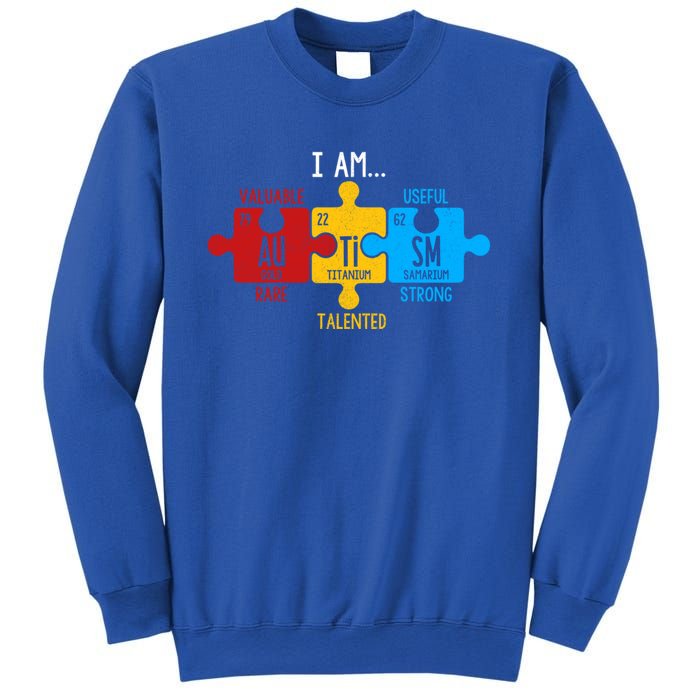 Autism Awareness Periodic Table Elets Great Gift Sweatshirt