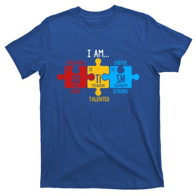 Autism Awareness Periodic Table Elets Great Gift T-Shirt