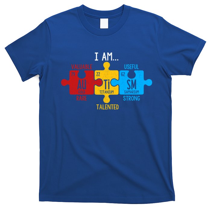 Autism Awareness Periodic Table Elets Great Gift T-Shirt