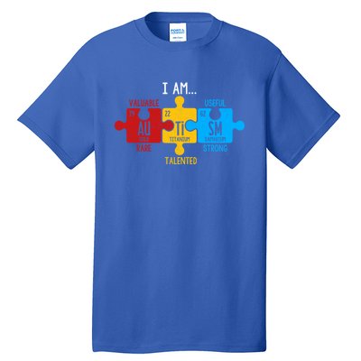 Autism Awareness Periodic Table Elets Great Gift Tall T-Shirt