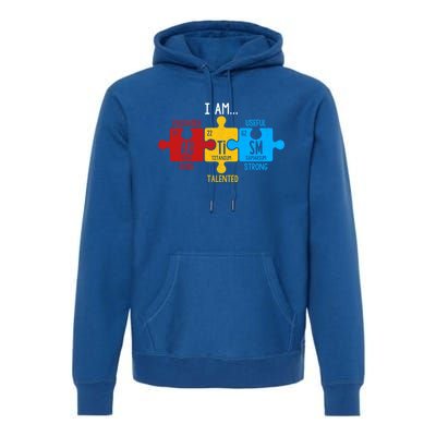 Autism Awareness Periodic Table Elets Great Gift Premium Hoodie