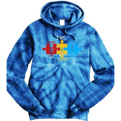 Autism Awareness Periodic Table Elets Great Gift Tie Dye Hoodie