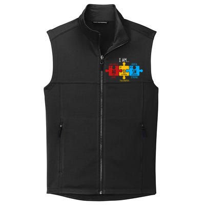 Autism Awareness Periodic Table Elets Great Gift Collective Smooth Fleece Vest