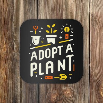 Adopt A Plant Gardening Coaster