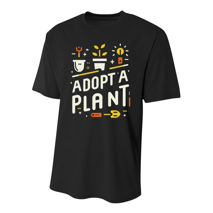 Adopt A Plant Gardening Youth Performance Sprint T-Shirt