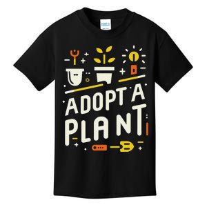 Adopt A Plant Gardening Kids T-Shirt