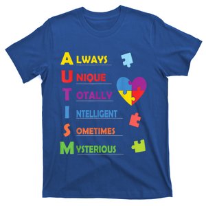 Autism Awareness Plus Size Acceptance Puzzle Meaningful Gift T-Shirt