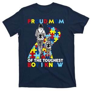 Autism Awareness Proud Dad Of The Toughest Boy I Know T-Shirt