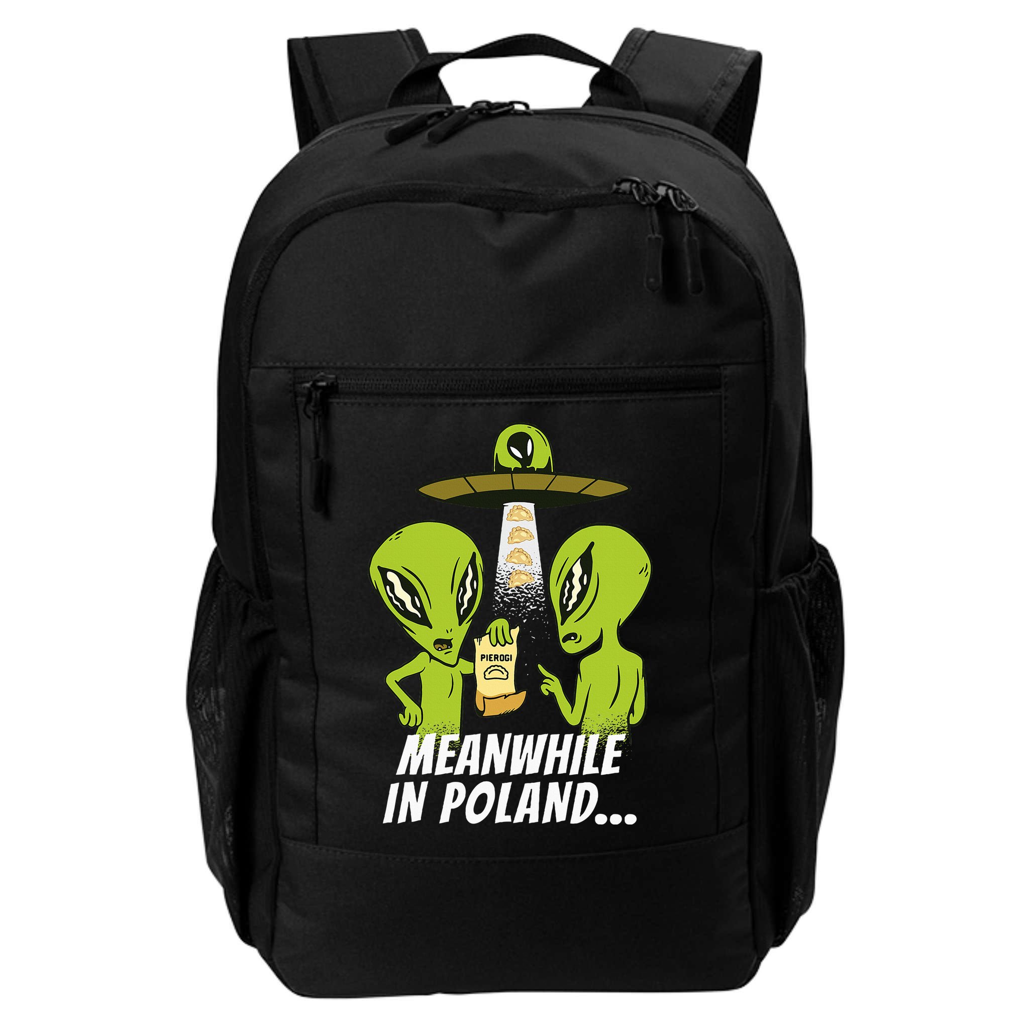 Alien Abduction Pierogi Polish Food Poland Polonia Backpack