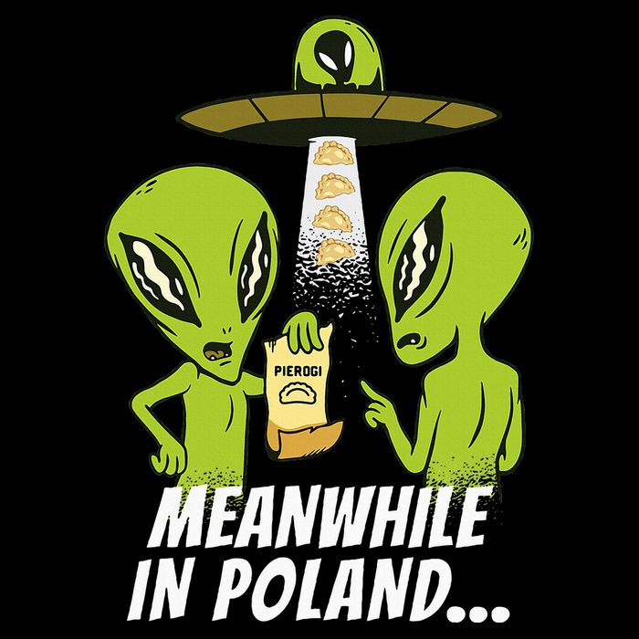 Alien Abduction Pierogi Polish Food Poland Polonia Backpack