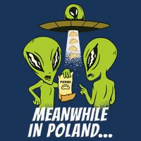 Alien Abduction Pierogi Polish Food Poland Polonia Baby Bodysuit