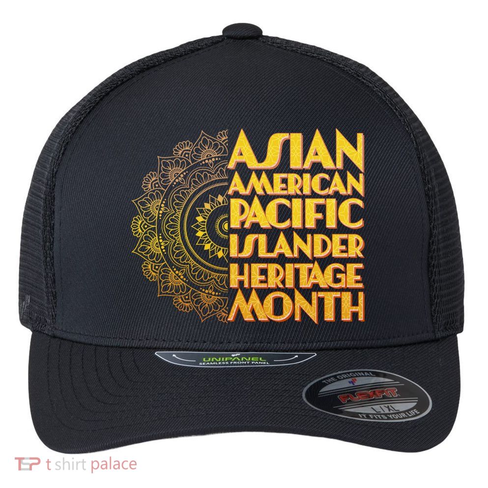 Asian American Pacific Islander Heritage Month Flexfit Unipanel Trucker Cap