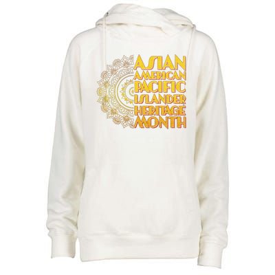 Asian American Pacific Islander Heritage Month Womens Funnel Neck Pullover Hood