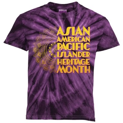 Asian American Pacific Islander Heritage Month Kids Tie-Dye T-Shirt