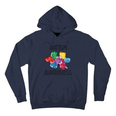 Autism Awareness Puzzle Supporter Tall Hoodie