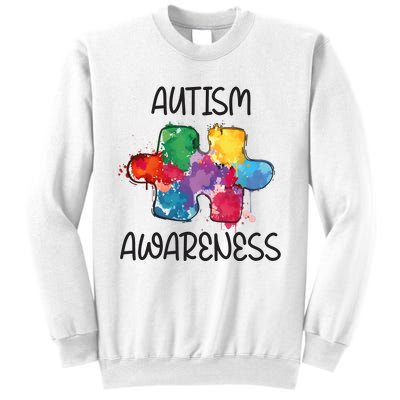 Autism Awareness Puzzle Supporter Sweatshirt