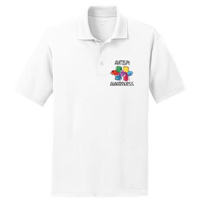 Autism Awareness Puzzle Supporter PosiCharge RacerMesh Polo