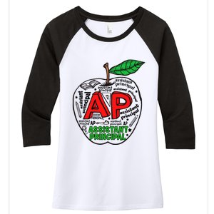 Ap Assistant Principal Proud School Assistant Principal Job Gift Women's Tri-Blend 3/4-Sleeve Raglan Shirt