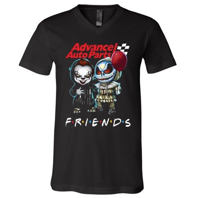 Advance Auto Parts Halloween Friends V-Neck T-Shirt