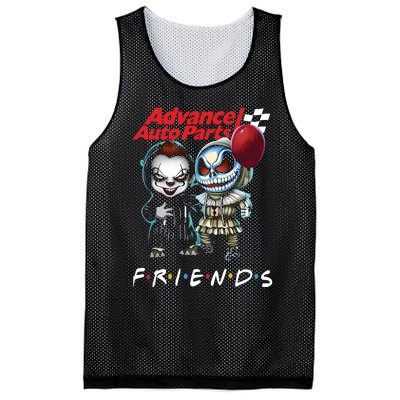 Advance Auto Parts Halloween Friends Mesh Reversible Basketball Jersey Tank