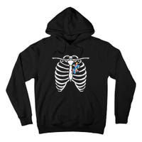 Autism Awareness Puzzle Skeleton Xray Halloween Costume Tall Hoodie