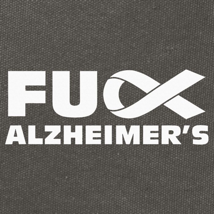 Alzheimer's Awareness Products Purple Support ALZ Cotton Canvas Backpack