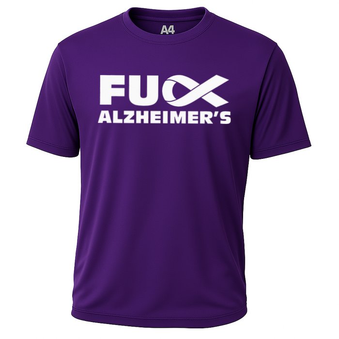 Alzheimer's Awareness Products Purple Support ALZ Cooling Performance Crew T-Shirt