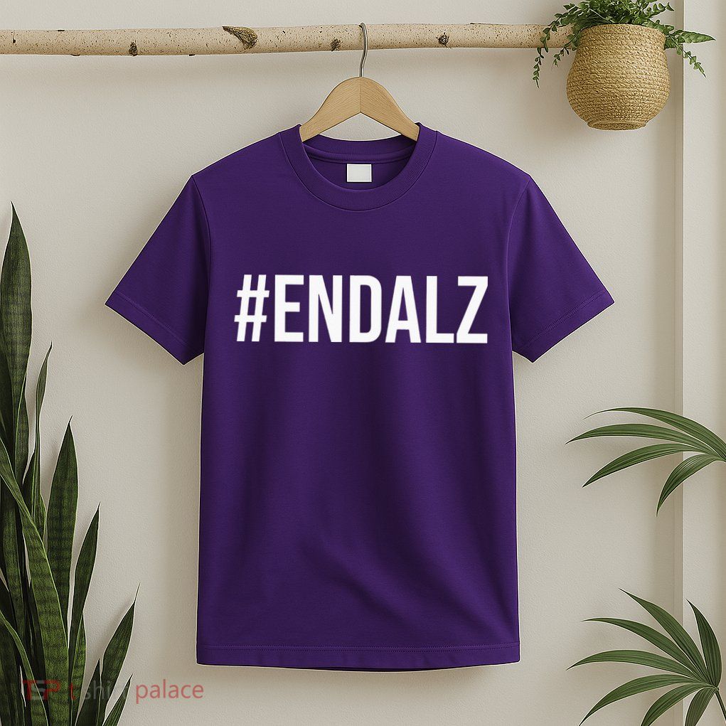 Alzheimer's Awareness Purple Ribbon Dementia Mom Dad Grandpa T-Shirt