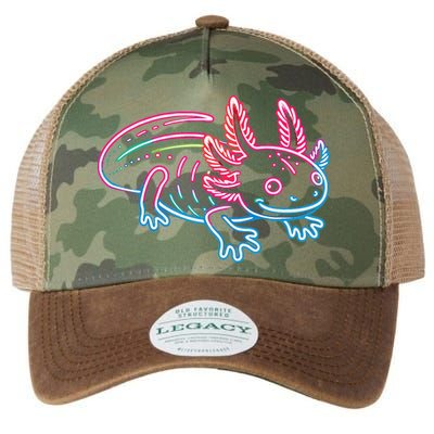 Axolotl Animal Pop Art Cute Axolotl Lover Legacy Tie Dye Trucker Hat